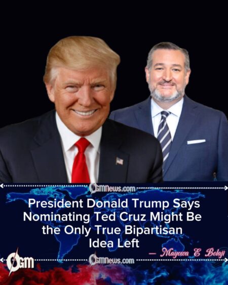 President Donald Trump Jokes That Ted Cruz’s Supreme Court Nomination Could Unite the Senate at Last