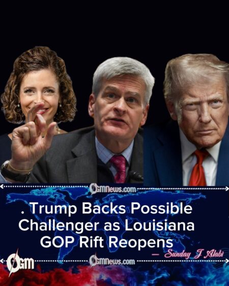 Trump Signals Support for Potential Challenger as Cassidy Faces Intraparty Test in Louisiana