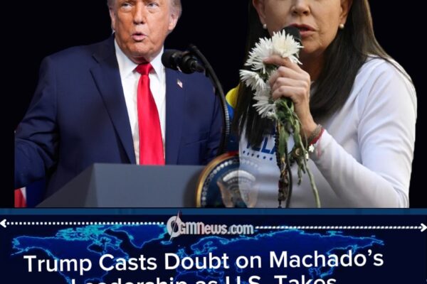Trump Rejects Machado’s Leadership Claim After Maduro’s Capture, Says Opposition Figure Lacks Support to Govern Venezuela