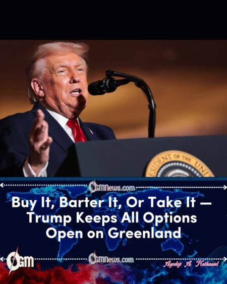 Trump Signals Possible U.S. Action on Greenland in Coming Months