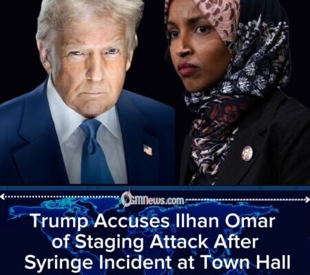 Trump Calls Ilhan Omar a ‘Fraud’ After Syringe Attack at Minneapolis Town Hall