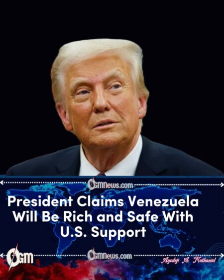 Trump Says U.S. Actions Are Restoring Prosperity and Security in Venezuela