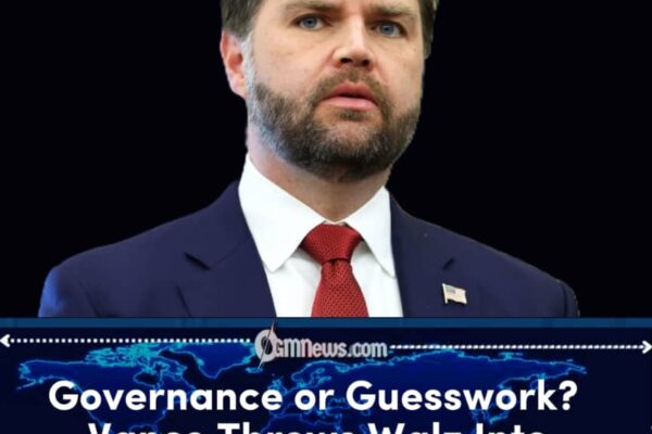 Vance Challenges Walz’s Record, Rejects Image of Governor as ‘Freedom Fighter’