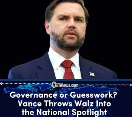 Vance Challenges Walz’s Record, Rejects Image of Governor as ‘Freedom Fighter’