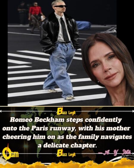 Victoria Beckham Backs Son Romeo at Paris Fashion Week Amid Family Rift