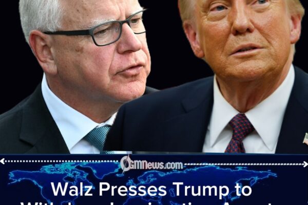 Walz Urges Trump to Pull Federal Agents From Minnesota After Fatal Shooting, Says President ‘Can End This’
