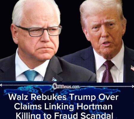 Walz Condemns Trump’s Claims on Hortman Killing as Minnesota Reels from Political Violence and Misinformation