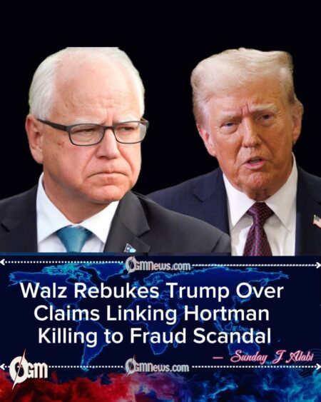 Walz Condemns Trump’s Claims on Hortman Killing as Minnesota Reels from Political Violence and Misinformation