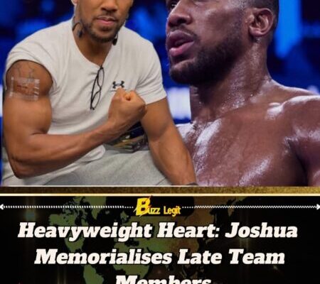 Anthony Joshua Pays Lasting Tribute to Fallen Friends With Arm Tattoo