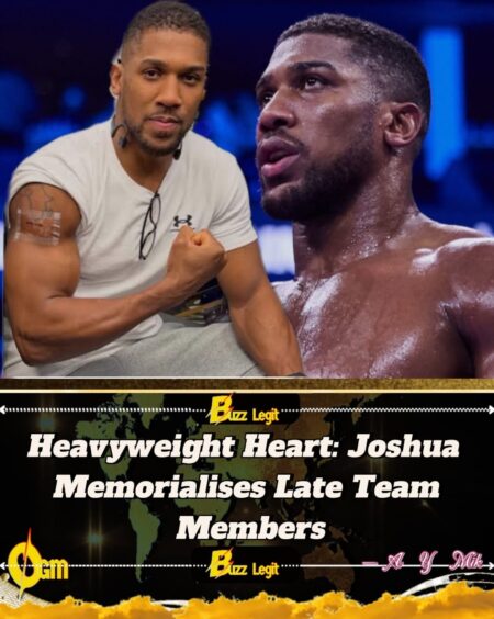 Anthony Joshua Pays Lasting Tribute to Fallen Friends With Arm Tattoo