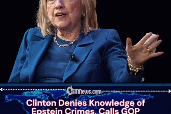 Hillary Clinton Testifies in Epstein Inquiry, Rejects Knowledge of Crimes