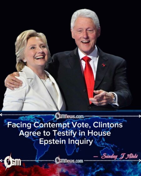 Clintons Agree to Testify Before Congress After Epstein Files Release Shifts Political Calculus