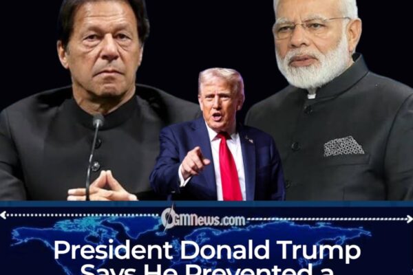 President Donald Trump Claims Crisis Intervention Saved Pakistan’s Prime Minister