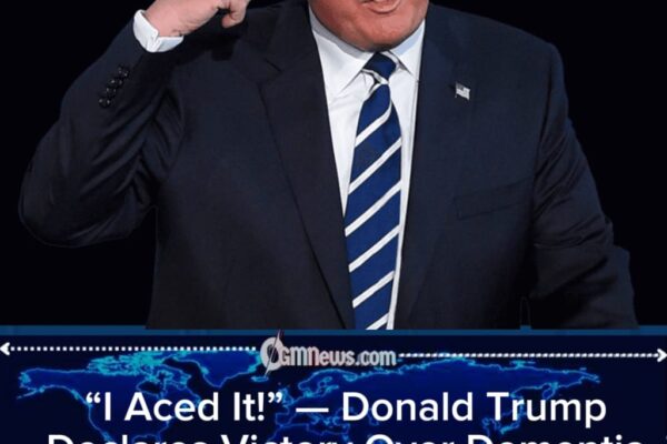 Donald Trump Brags About “Acing” Cognitive Test, Forgetting Public Already Saw Him Forget Things