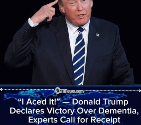Donald Trump Brags About “Acing” Cognitive Test, Forgetting Public Already Saw Him Forget Things