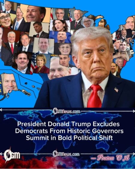President Donald Trump Sparks Controversy by Hosting Governors Meeting Without Democrats