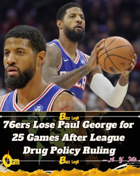 PAUL GEORGE: 76ERS FORWARD SUSPENDED BY NBA FOR VIOLATING ANTI-DRUG POLICY