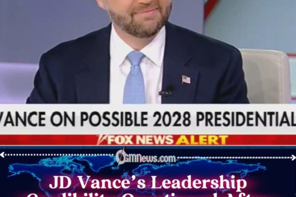 Vice President JD Vance Stumbles on Live TV When Asked About the Presidency