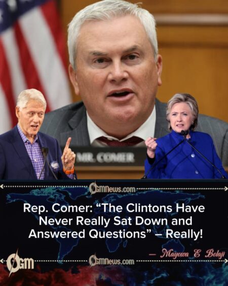 Rep. James Comer Confirms Clintons Will Testify on Jeffrey Epstein Investigation
