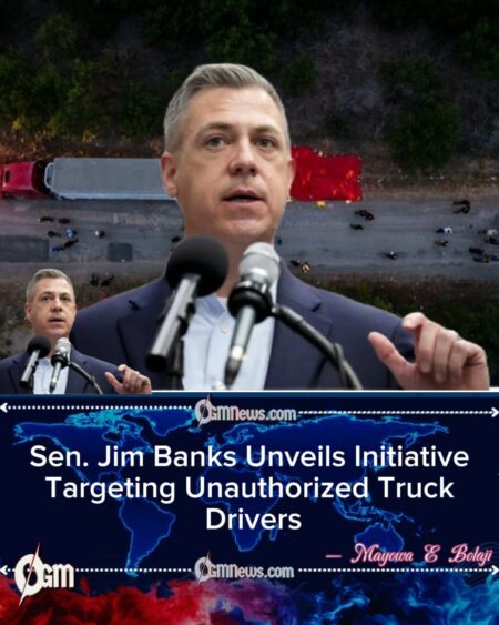 Sen. Jim Banks Says “See Something, Say Something” — Even If It’s an 18-Wheeler