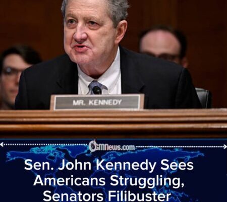 Sen. John Kennedy Sees Americans Struggling, Senators Filibuster