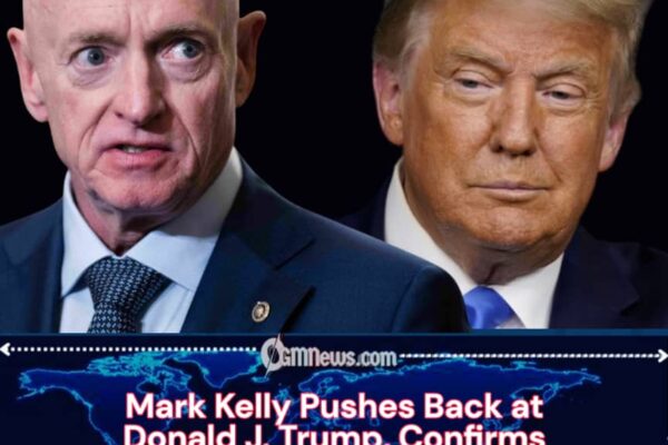 Mark Kelly Defies Trump Criticism, Says He Won’t Be Intimidated