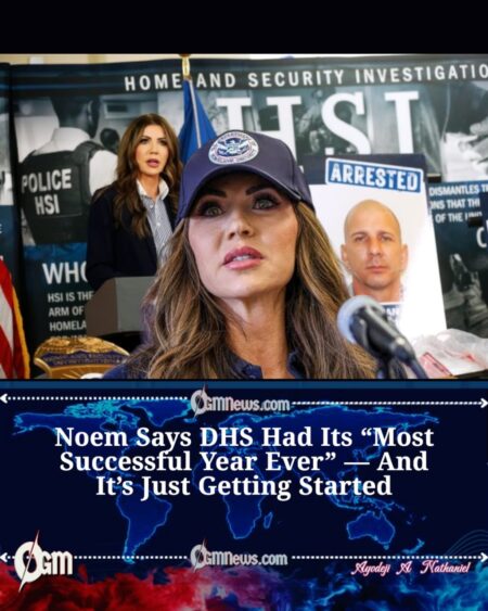 Kristi Noem Promises Continued Momentum for Homeland Security