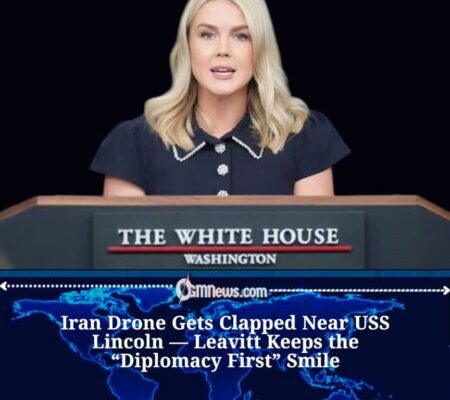 Leavitt Says Trump Still Pursuing Diplomacy After Drone Incident in Middle East