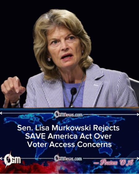 Sen. Lisa Murkowski Breaks With Republicans on Federal Election Mandate
