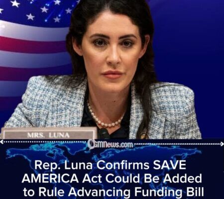 Rep. Luna Says SAVE AMERICA Act May Advance With Government Funding Rule