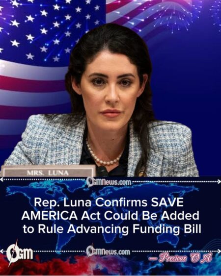 Rep. Luna Says SAVE AMERICA Act May Advance With Government Funding Rule
