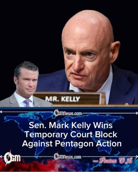 Sen. Mark Kelly Receives Judicial Protection in Pentagon Case