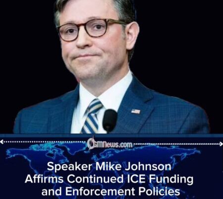 Speaker Mike Johnson Responds to Congressional Opposition on ICE Funding
