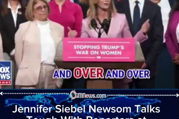 Jennifer Siebel Newsom Schools Reporters on the “Horrific War on Women