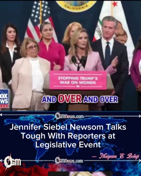 Jennifer Siebel Newsom Schools Reporters on the “Horrific War on Women