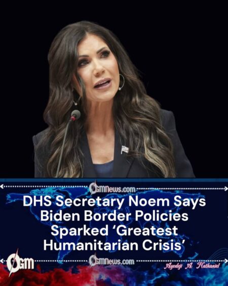Noem Blames Biden Era for Historic Border Breakdown, Backs Tougher Enforcement