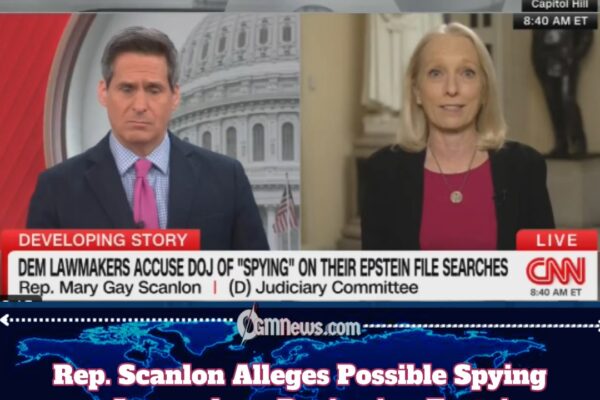 Rep. Scanlon Alleges Possible Spying on Lawmakers Reviewing Epstein Files
