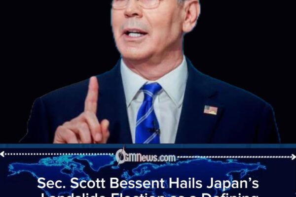 Sec. Scott Bessent Applauds Japan’s Voters Following Stunning Landslide Win