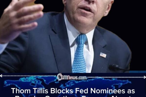 Thom Tillis Escalates Fed Dispute, Spotlighting Independence of Monetary Policy