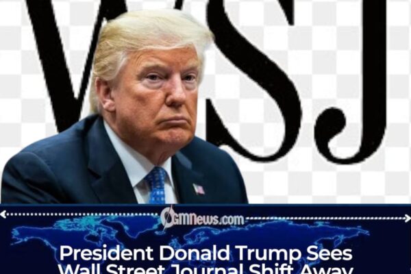 President Donald Trump Confronts Wall Street Journal Break as Tariff Tensions Rise
