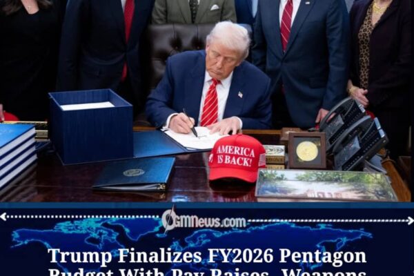Trump Signs $838.7B Defense Appropriations, Expanding Readiness and Munitions Production