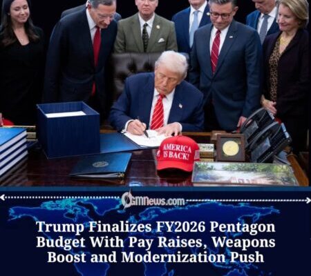 Trump Signs $838.7B Defense Appropriations, Expanding Readiness and Munitions Production