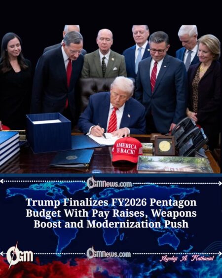 Trump Signs $838.7B Defense Appropriations, Expanding Readiness and Munitions Production