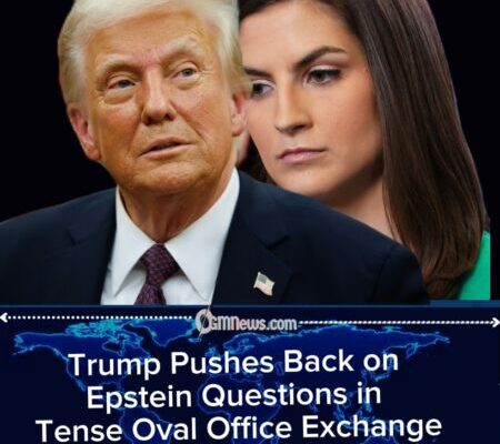 Trump Clashes With CNN’s Kaitlan Collins Over Epstein Questions During Oval Office Event