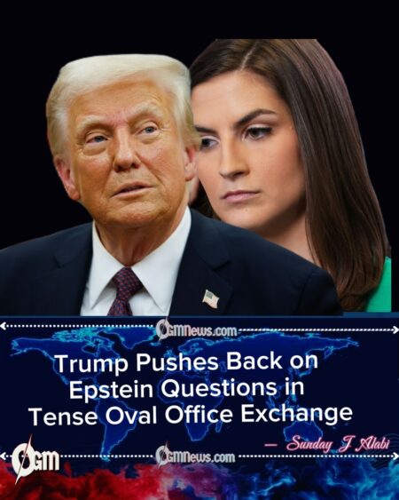 Trump Clashes With CNN’s Kaitlan Collins Over Epstein Questions During Oval Office Event