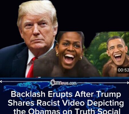 Trump Draws Widespread Backlash After Truth Social Post Depicting Barack and Michelle Obama as Apes