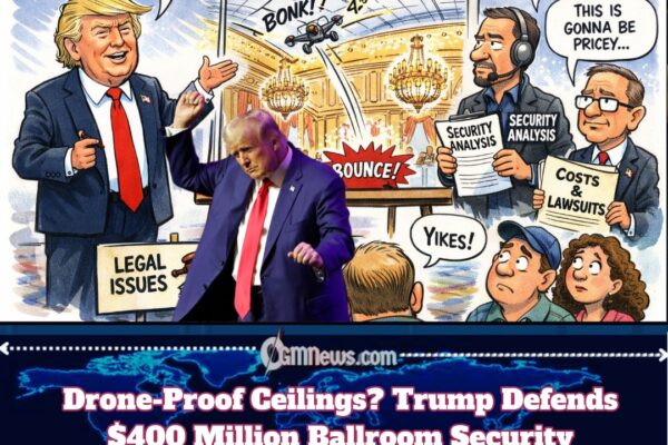 Drone-Proof Ceilings? Trump Defends $400 Million Ballroom Security Design
