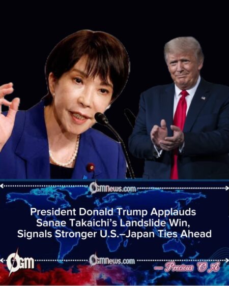 President Donald Trump Congratulates Japan’s New Prime Minister After Overwhelming Electoral Triumph