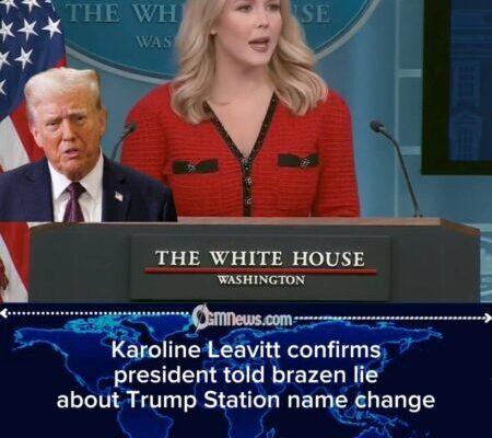 Leavitt’s Words Reignite Scrutiny Over Trump Station Proposal and Federal Funding Standoff