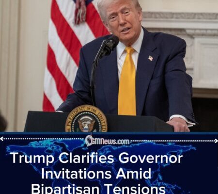 Trump Invites Governors Across Party Lines to White House—But Excludes Two Democratic Leaders